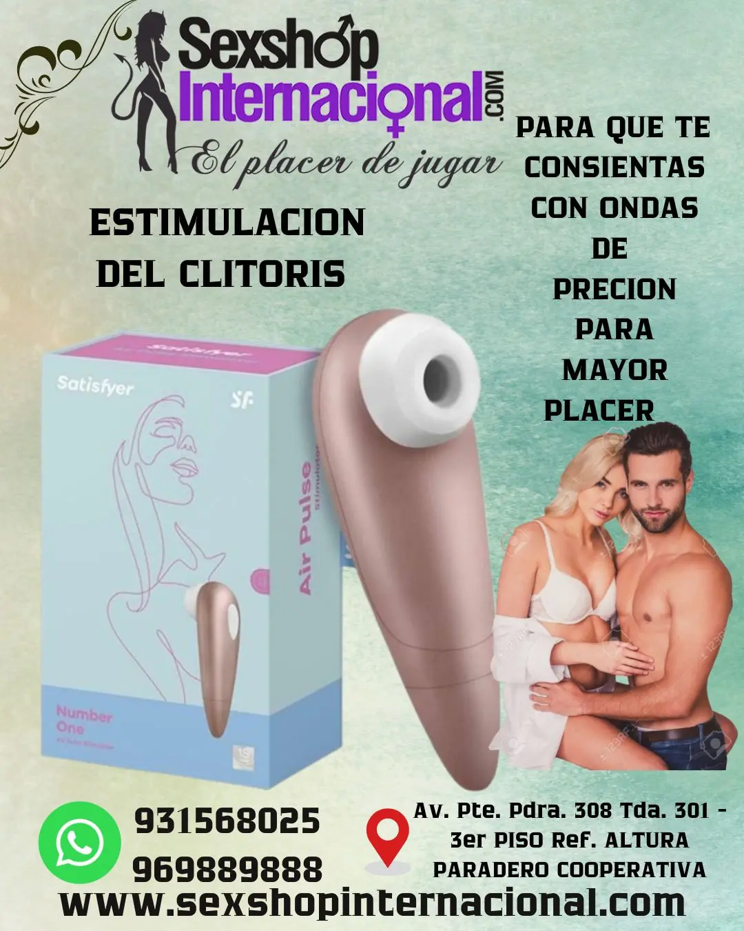 SATISFYER NUMBER ONE-MAYOR SENSACION DE PLACER