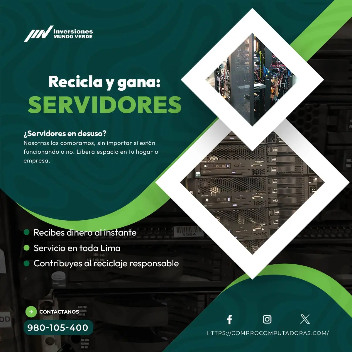 COMPRAMOS SERVIDORES 