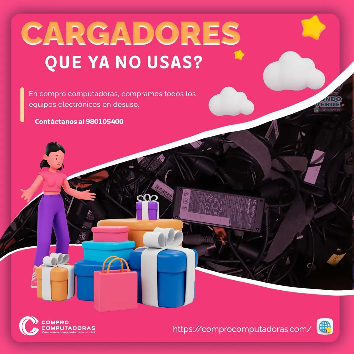Compra y Reciclaje Responsable de Cargadores en Lima