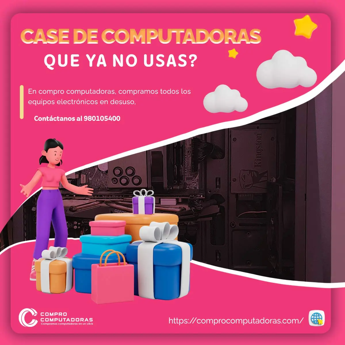 Compra y Reciclaje Responsable de Cases de Computadoras 