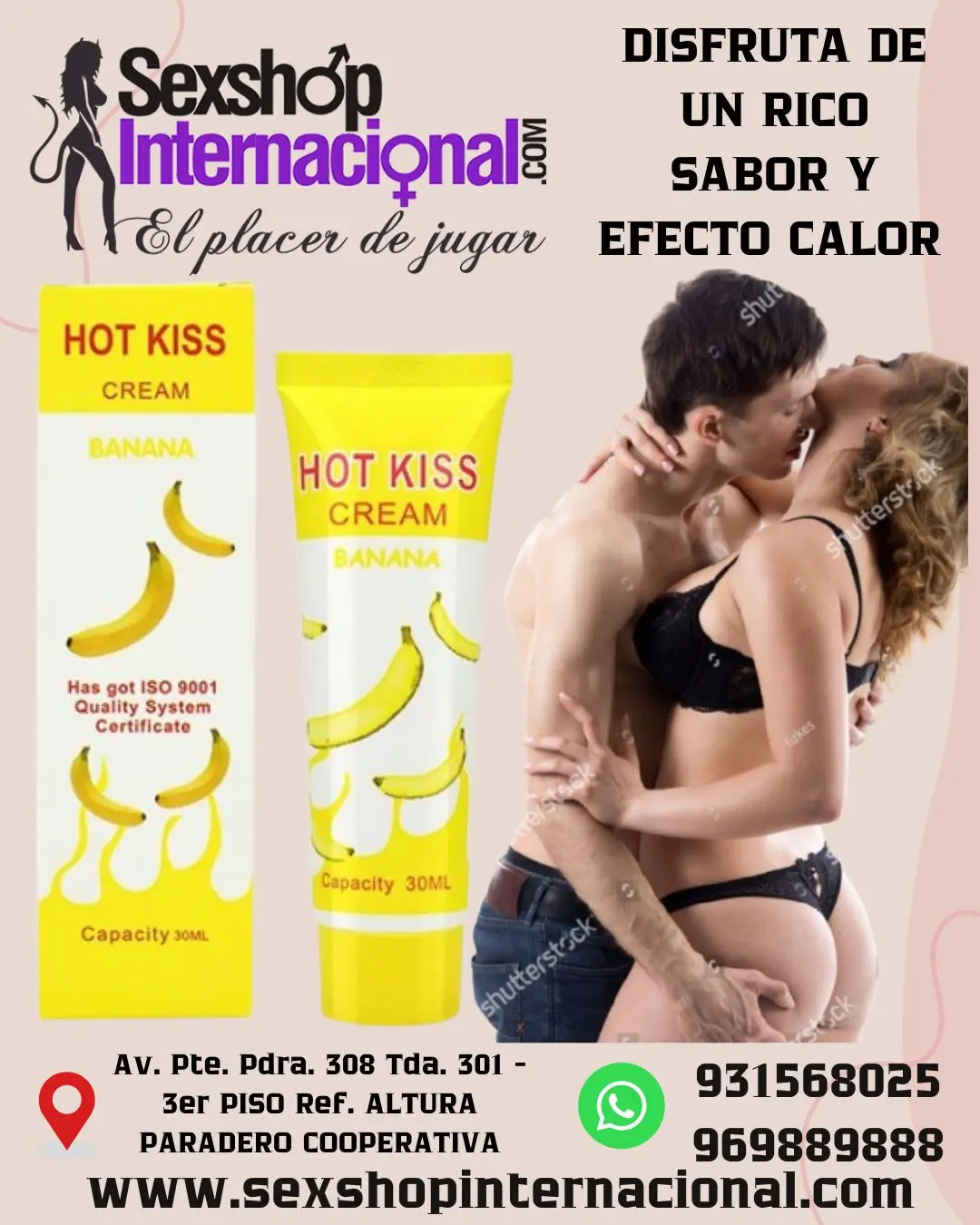 HOT KISS BANANA-DISFRUTA EN PAREJA