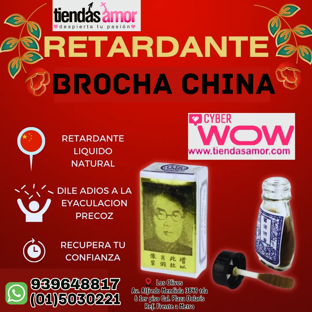 Retardante Masculino Brocha China Original 