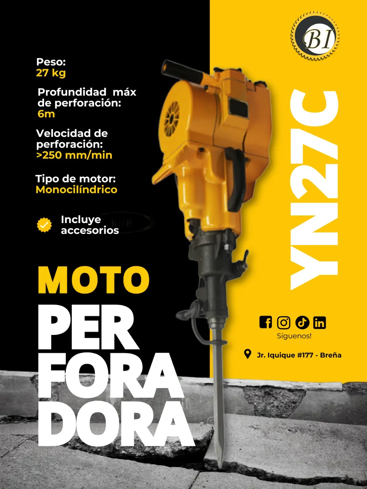 MOTOPERFORADORA YN27C 