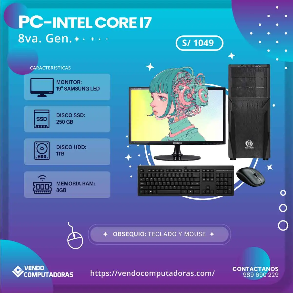  Compra ya tu PC Intel i7 con entrega inmediata 