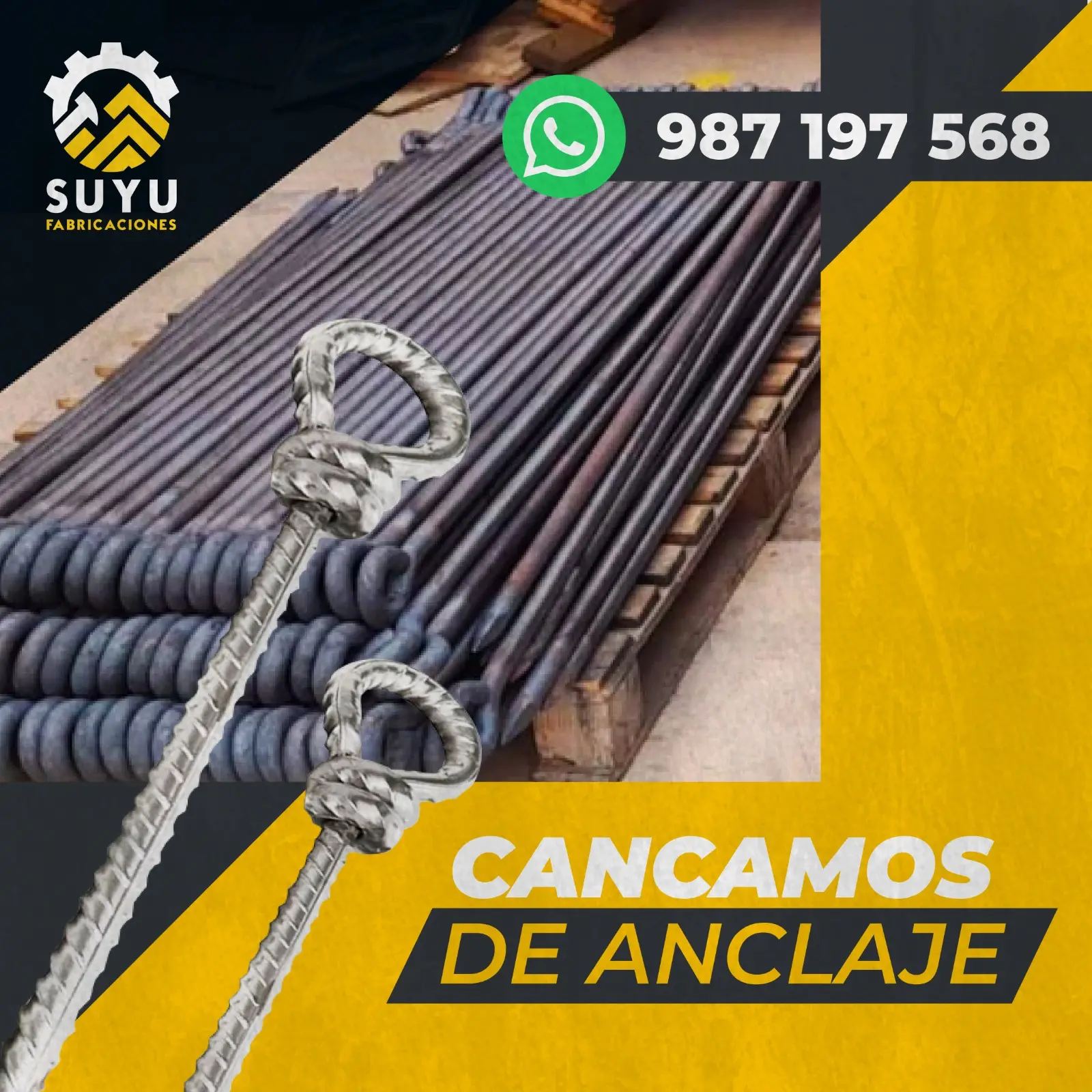 FABRICACION DE PERNOS CANCAMO SUYU FABRICACIONES 2025