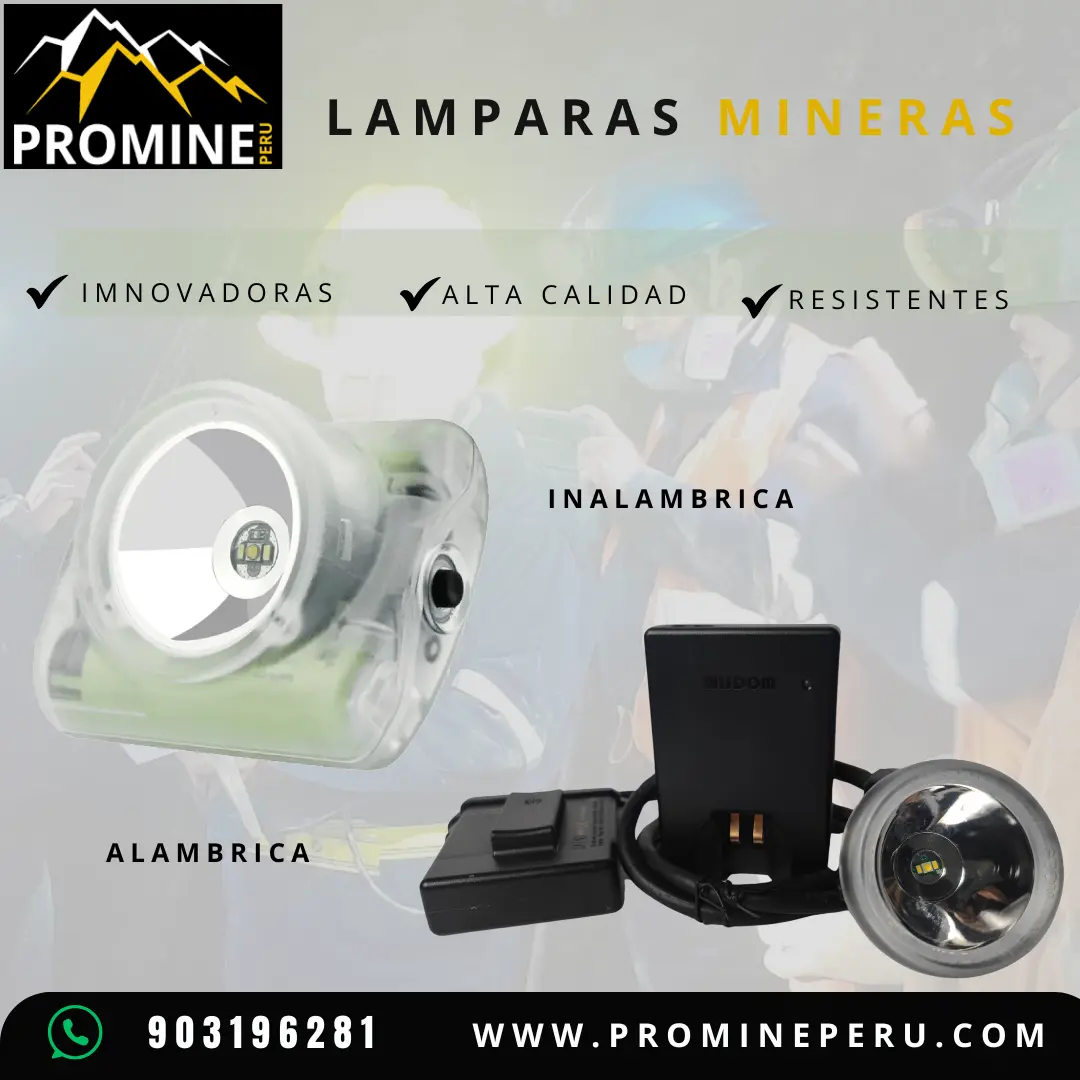 Lámparas Mineras Iluminación Segura y Resistente