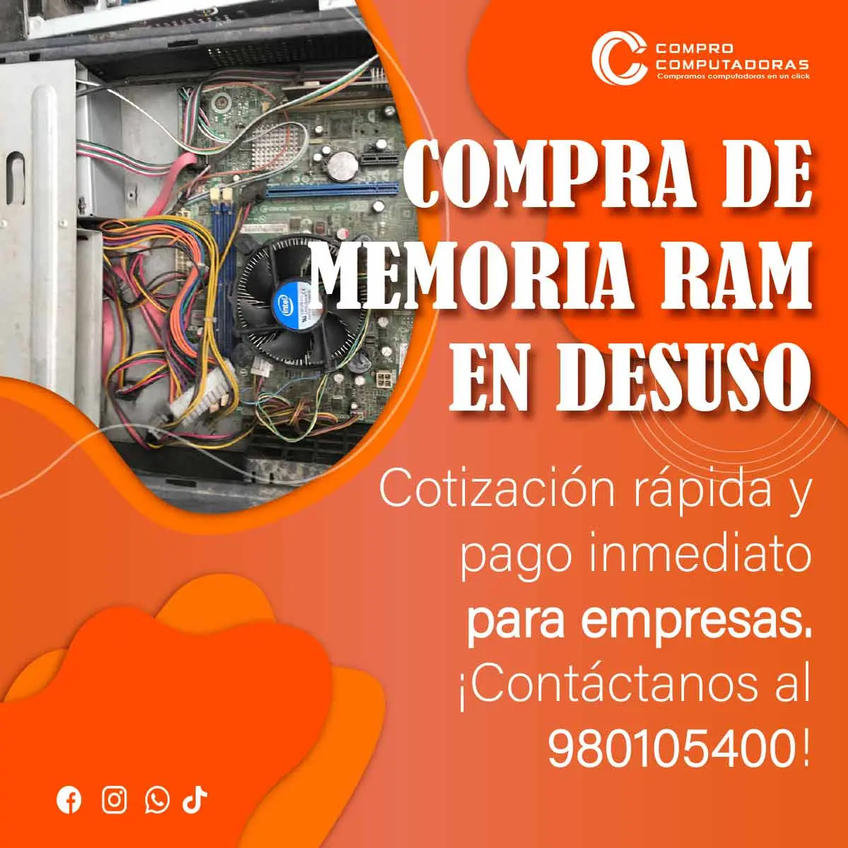 COMPRAMOS MEMORIAS RAM 
