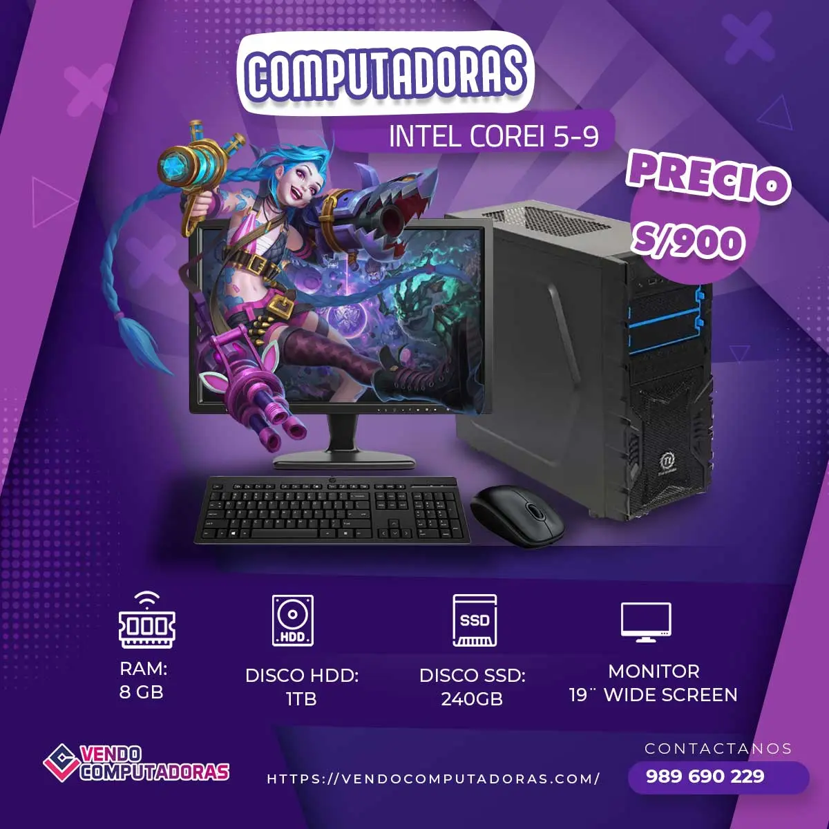 OFERTA CORE I5 HP COMPLETA