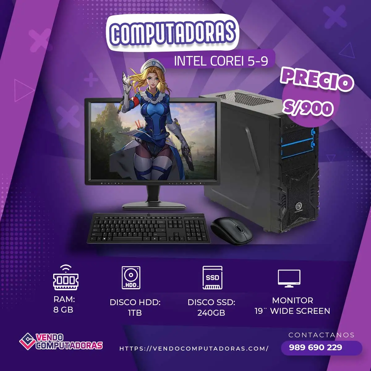 OFERTA CORE I5 HP COMPLETA