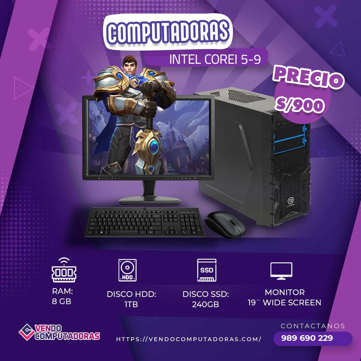 OFERTA CORE I5 HP COMPLETA