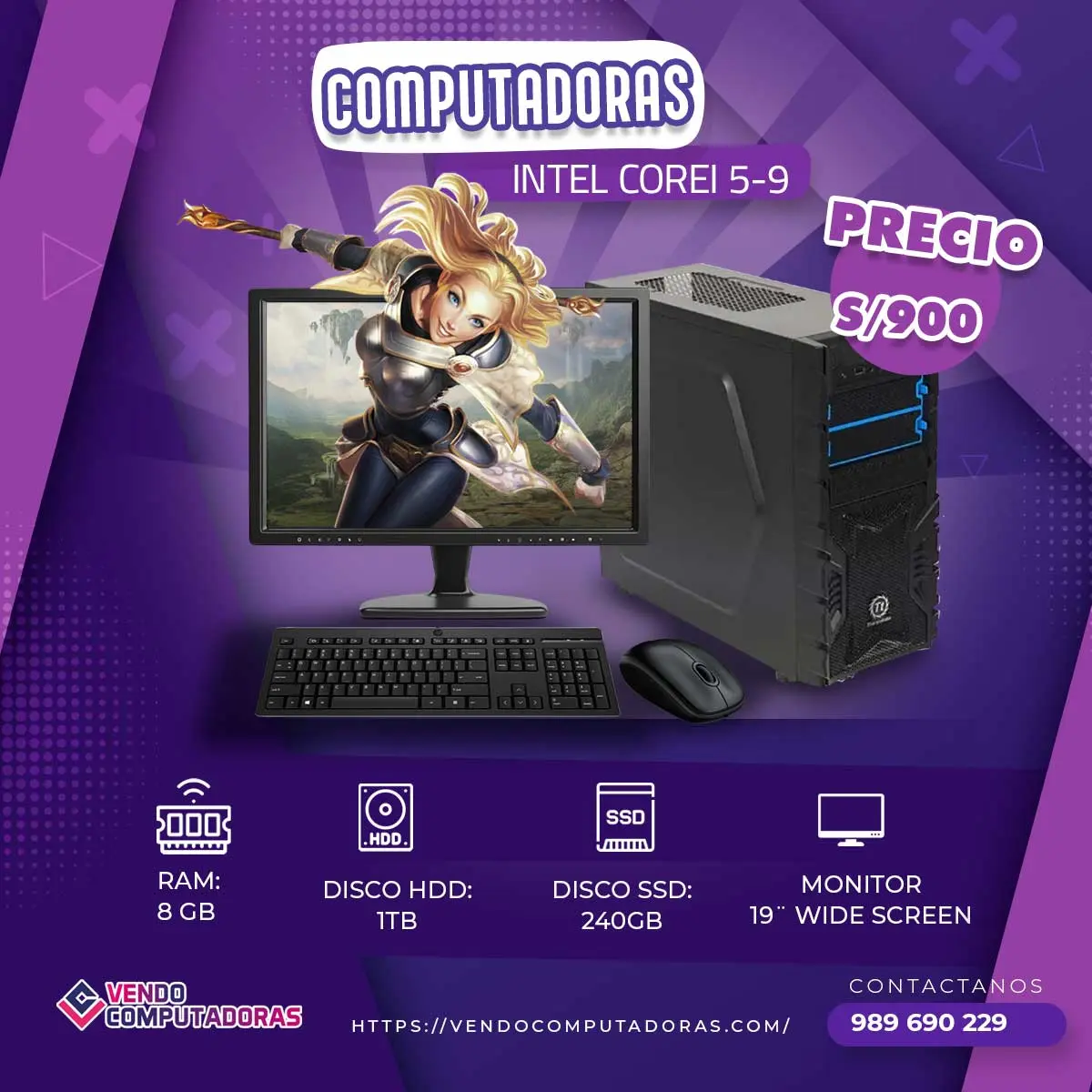 OFERTA CORE I5 HP COMPLETA