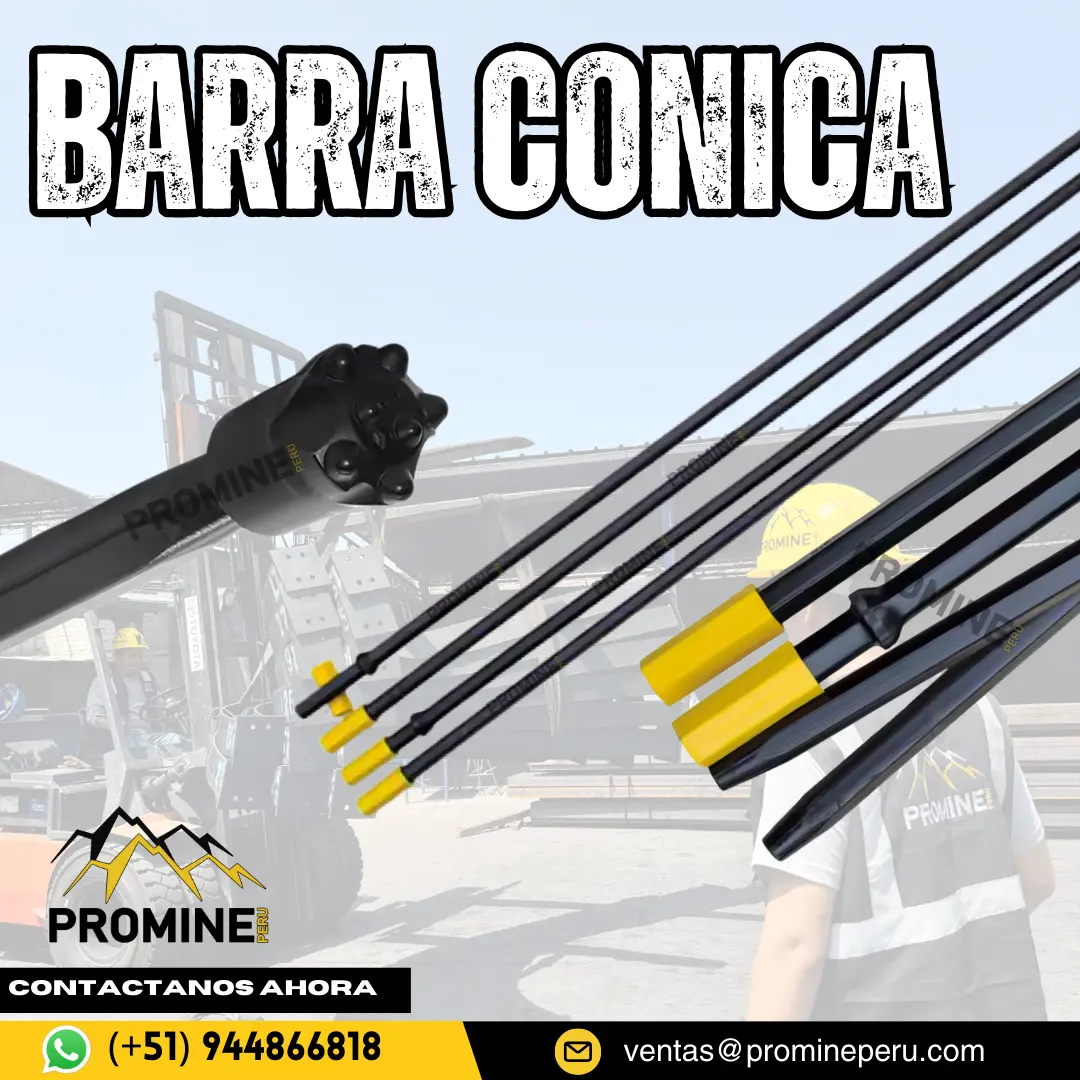 BARRA CONICA 4 PIES - PROMINE - MINERIA 