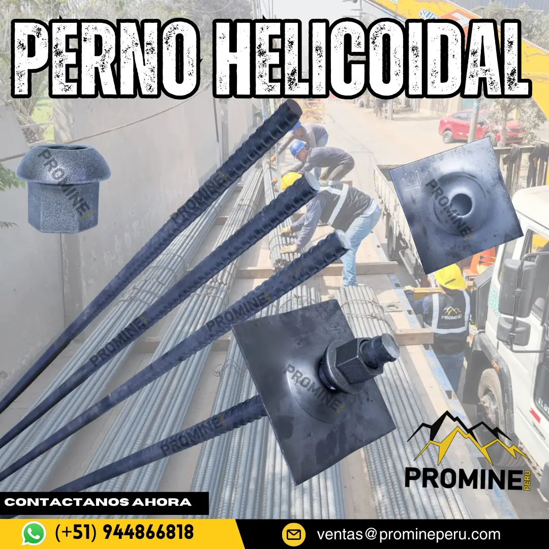 PERNO HELICOIDAL - ANCLAJE SEGURO - PROMINE 