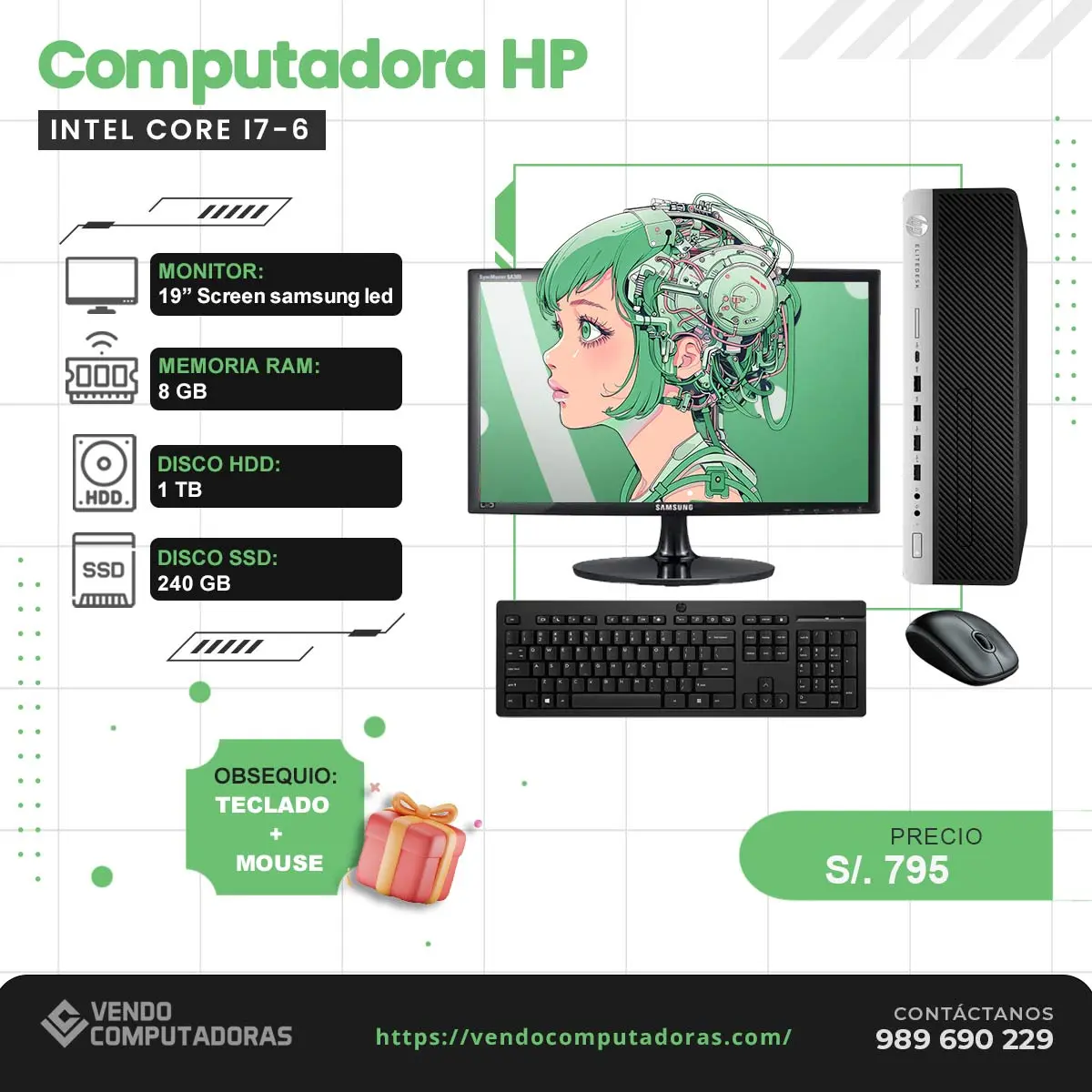 Computadora i7-6 full equipo Entrega inmediata