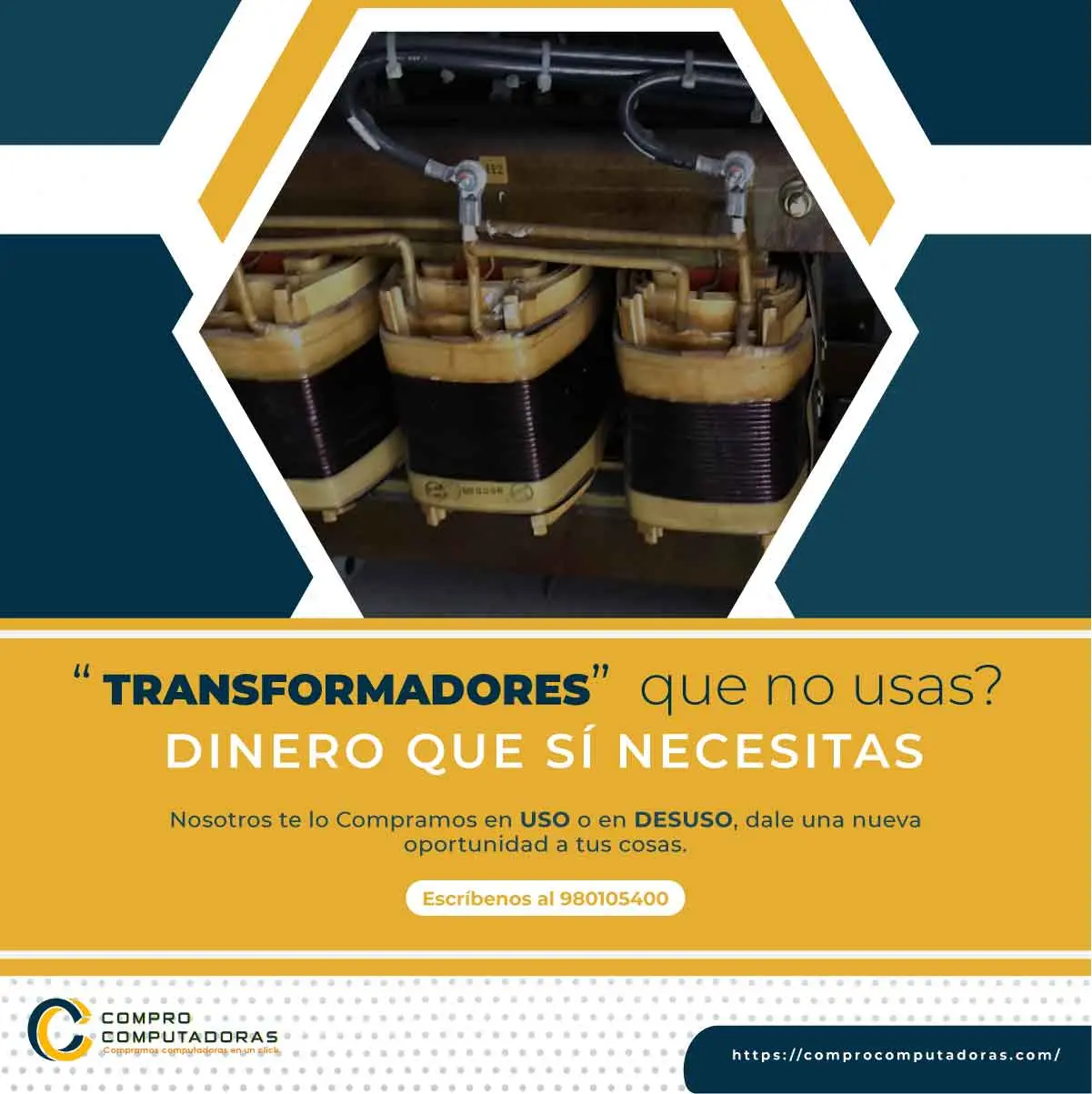 COMPRAMOS TRANSFORMADORES 