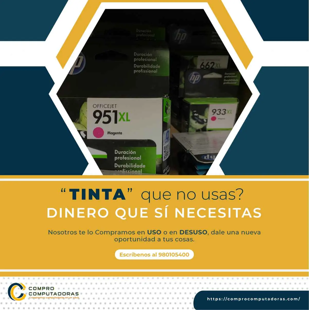 COMPRAMOS TINTAS