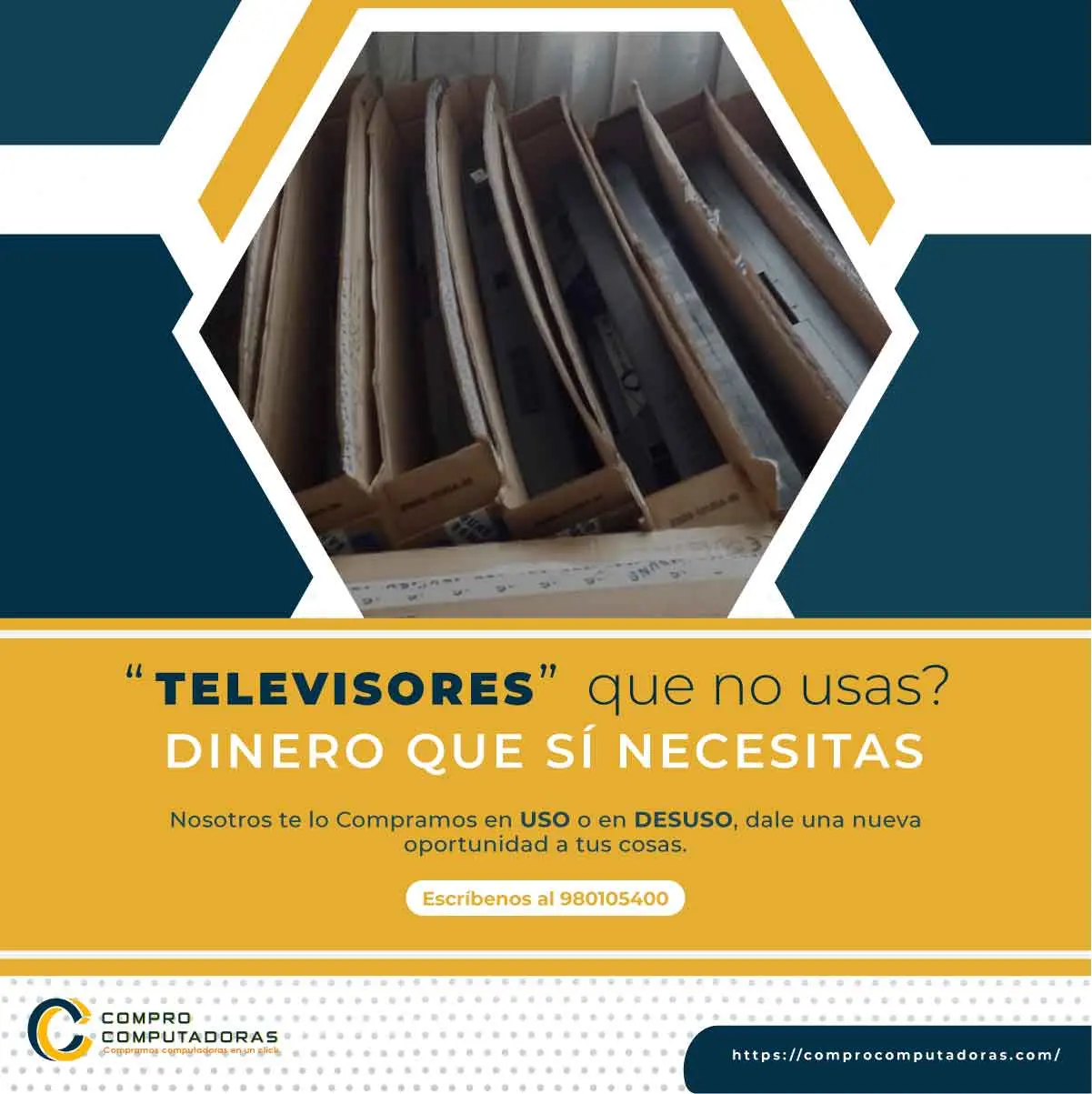 COMPRAMOS TELEVISORES 