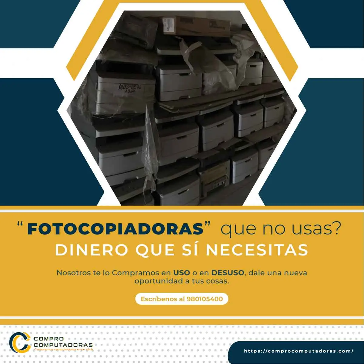 COMPRAMOS FOTOCOPIADORAS