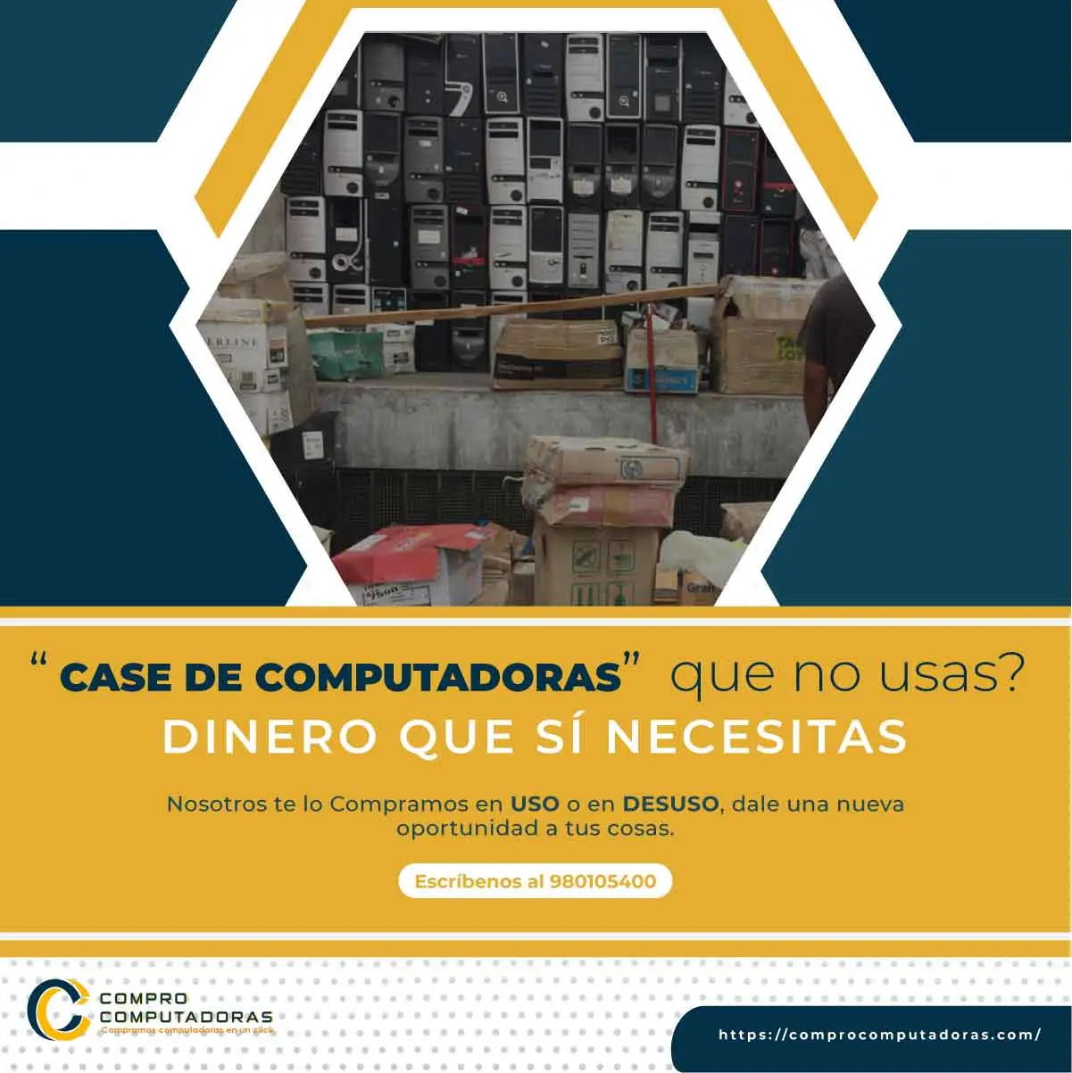 COMPRAMOS CASE DE COMPUTADORAS