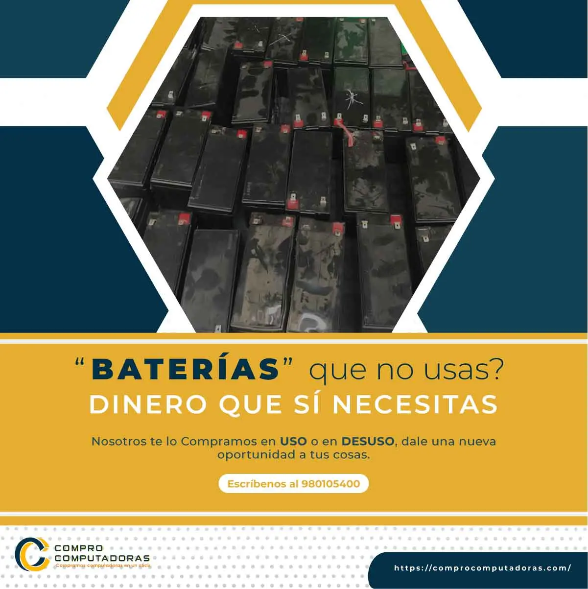 COMPRAMOS BATERIAS