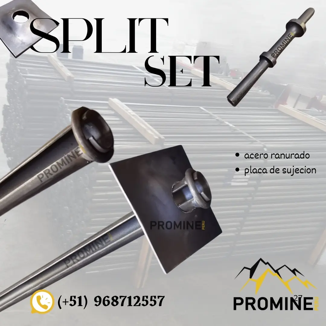 SPLIT SET CON PLACA DE SUJECION PROMINE PERU