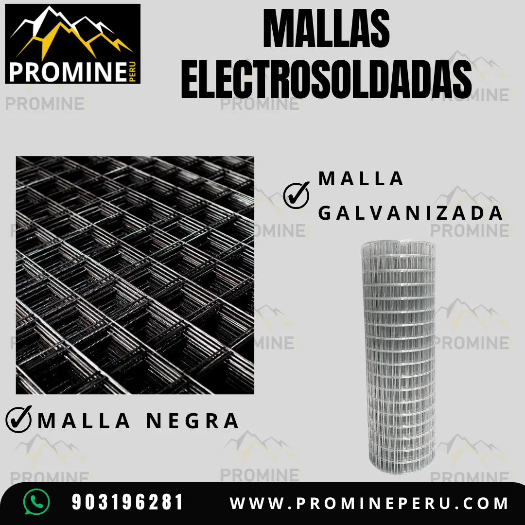 Mallas Electrosoldadas Refuerzo para Túneles Mineros
