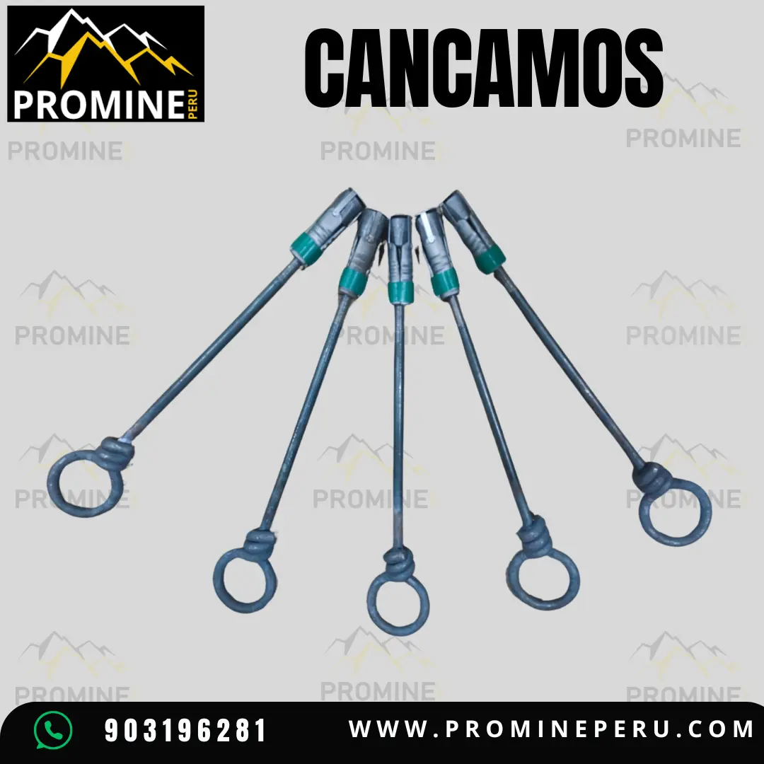 Cáncamos para Minería Sujeción Firme y Segura