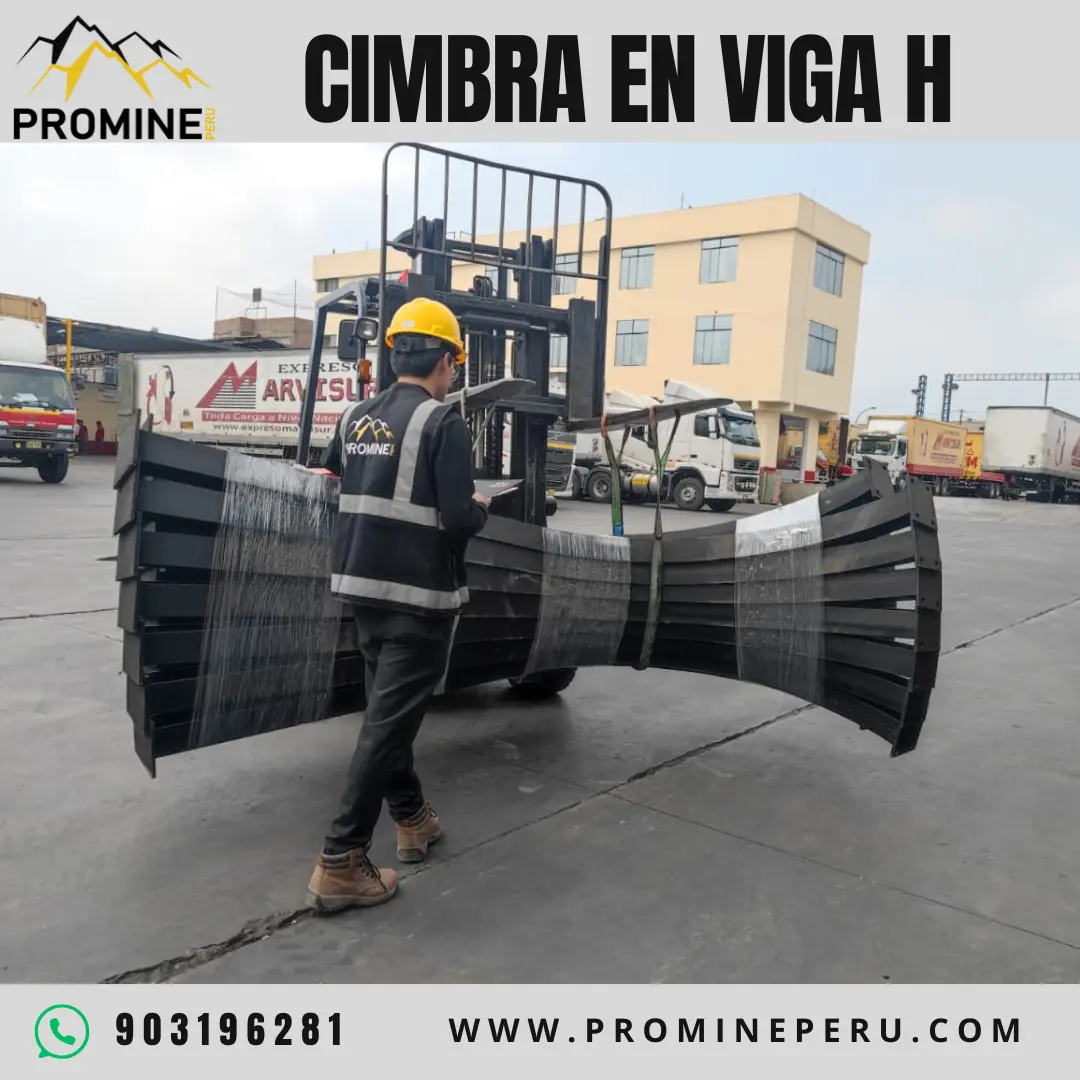Cimbra en Viga H4-H6 Refuerzo Minero Eficiente
