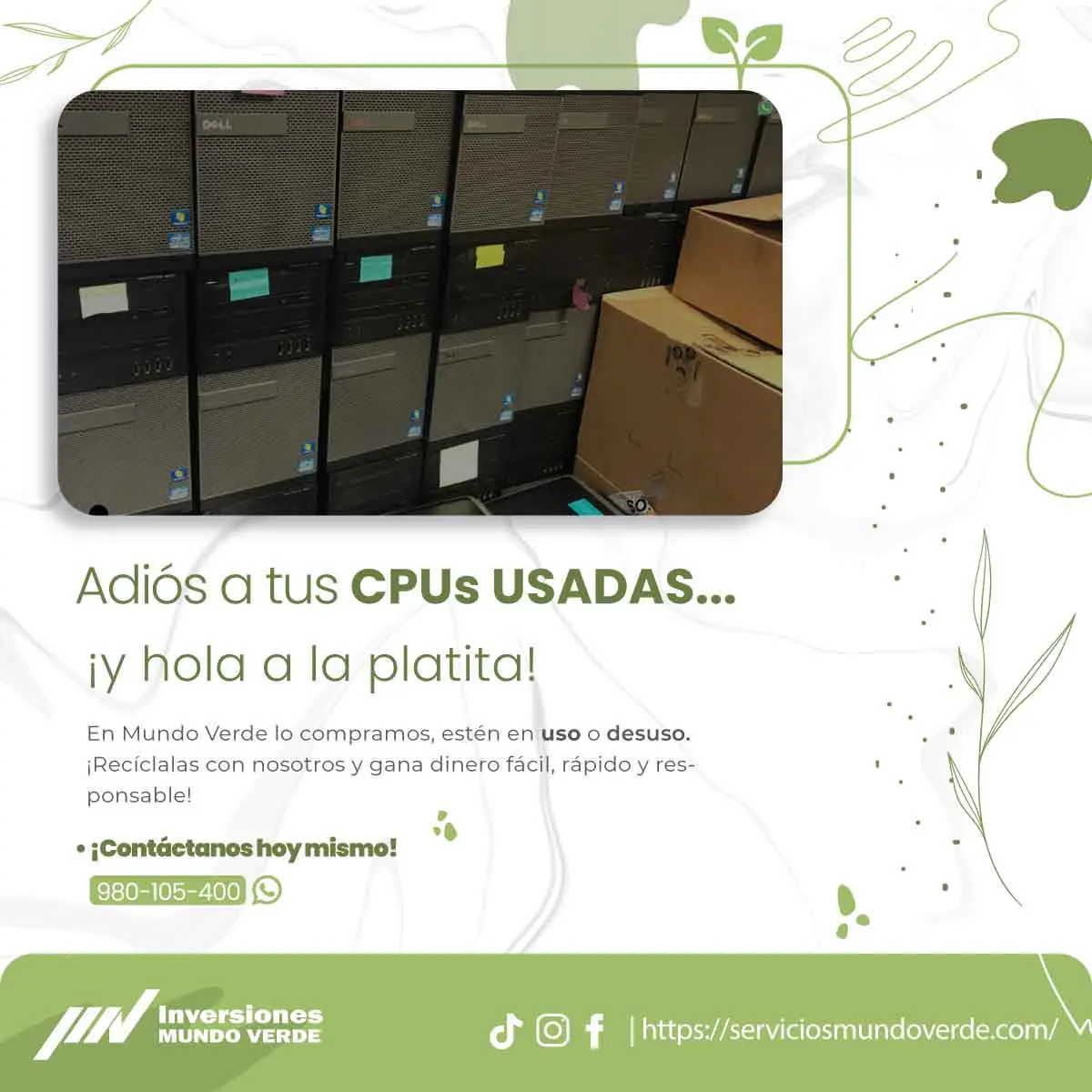  Adiós a la chatarra electrónica y hola a un planeta feliz 