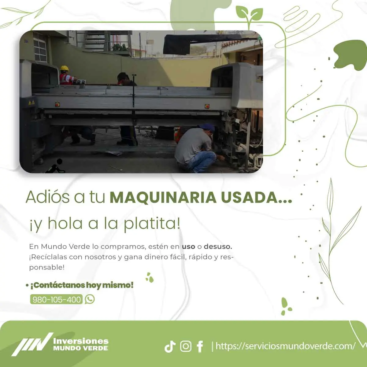  Lo viejo se va lo verde se queda 