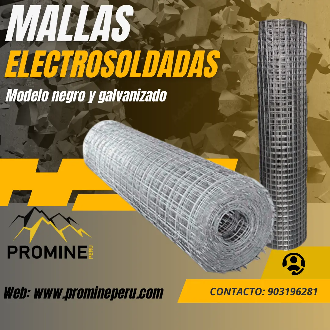 Mallas Electrosoldadas Refuerzo Estructural Minero