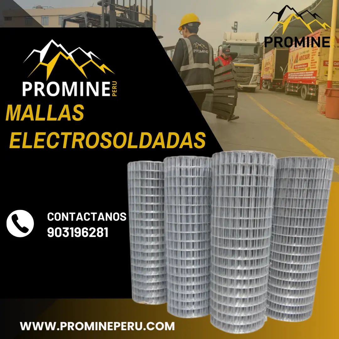 Mallas Electrosoldadas Refuerzo Minero de Alta Resistencia