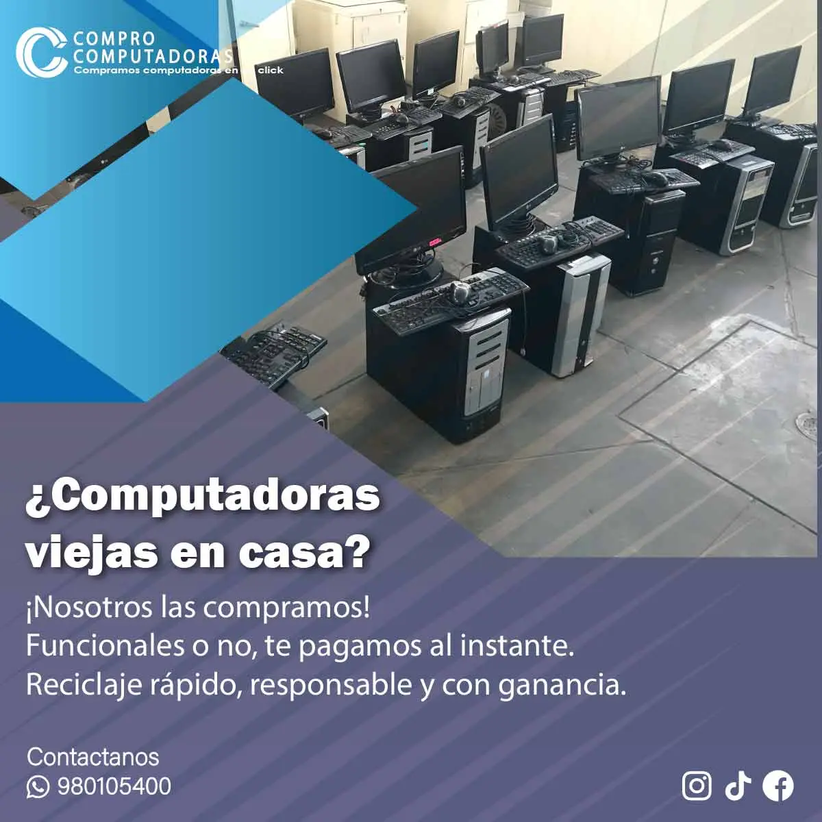Recicla tus dispositivos electrónicos de forma responsable y