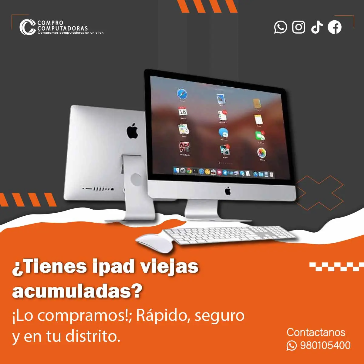 No lo botes Reciclamos y compramos tus equipos Apple