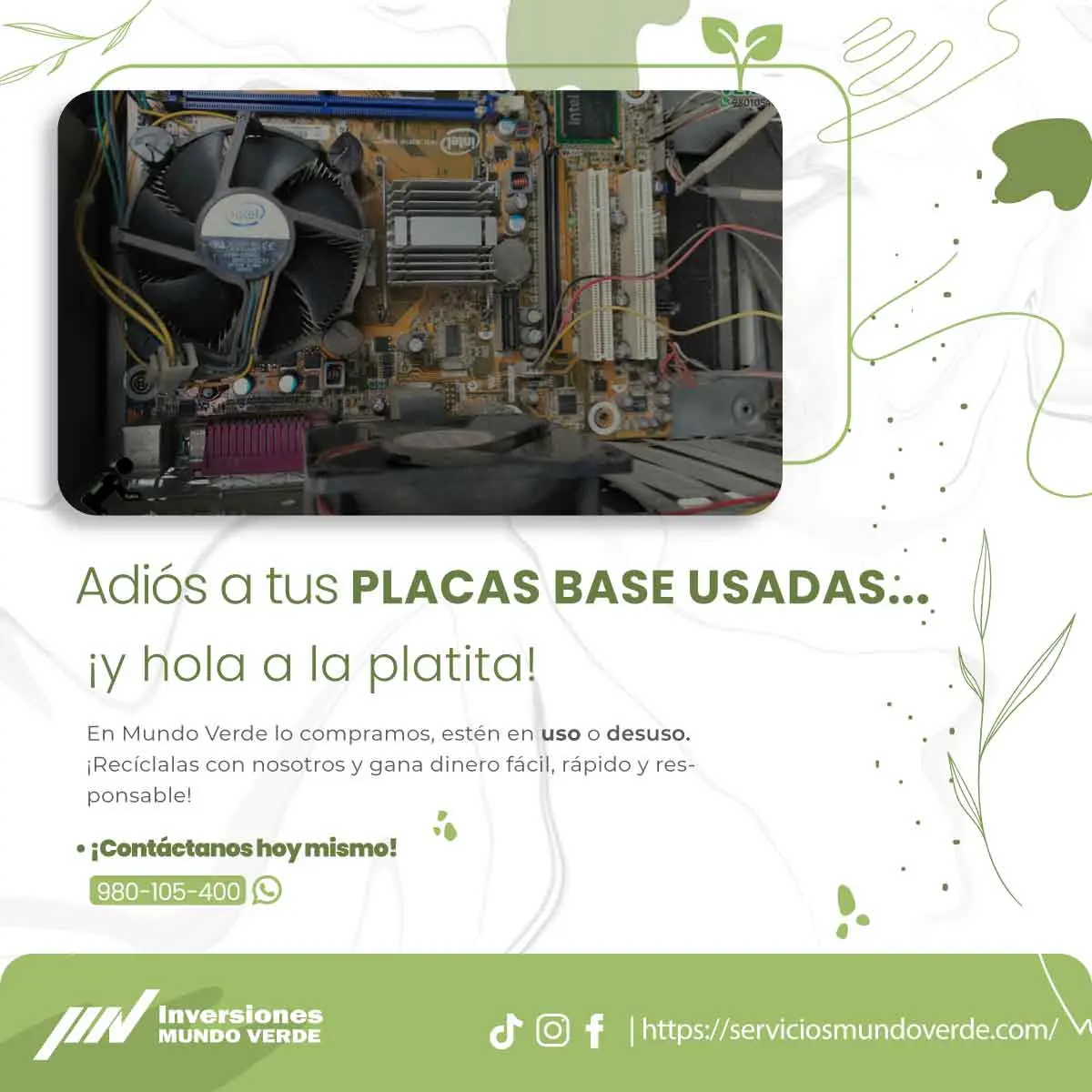 COMPRAMOS PLACAS MAINBOARD 