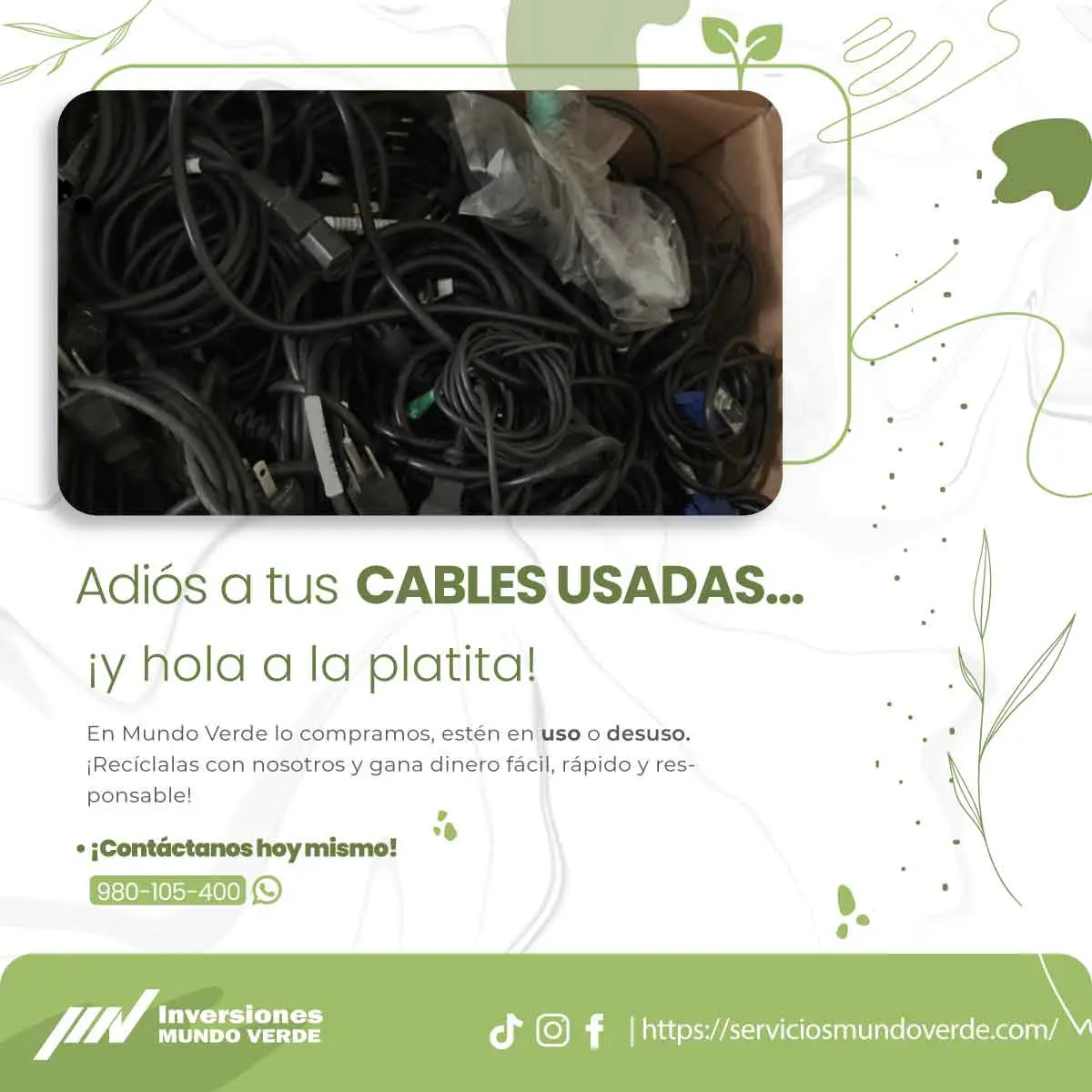 COMPRAMOS CABLES 
