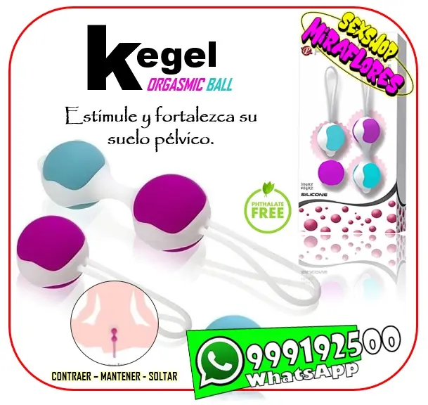 BOLAS CHINAS KEGEL - ORGASMIC BALL - SEXSHOP MIRAFLORES