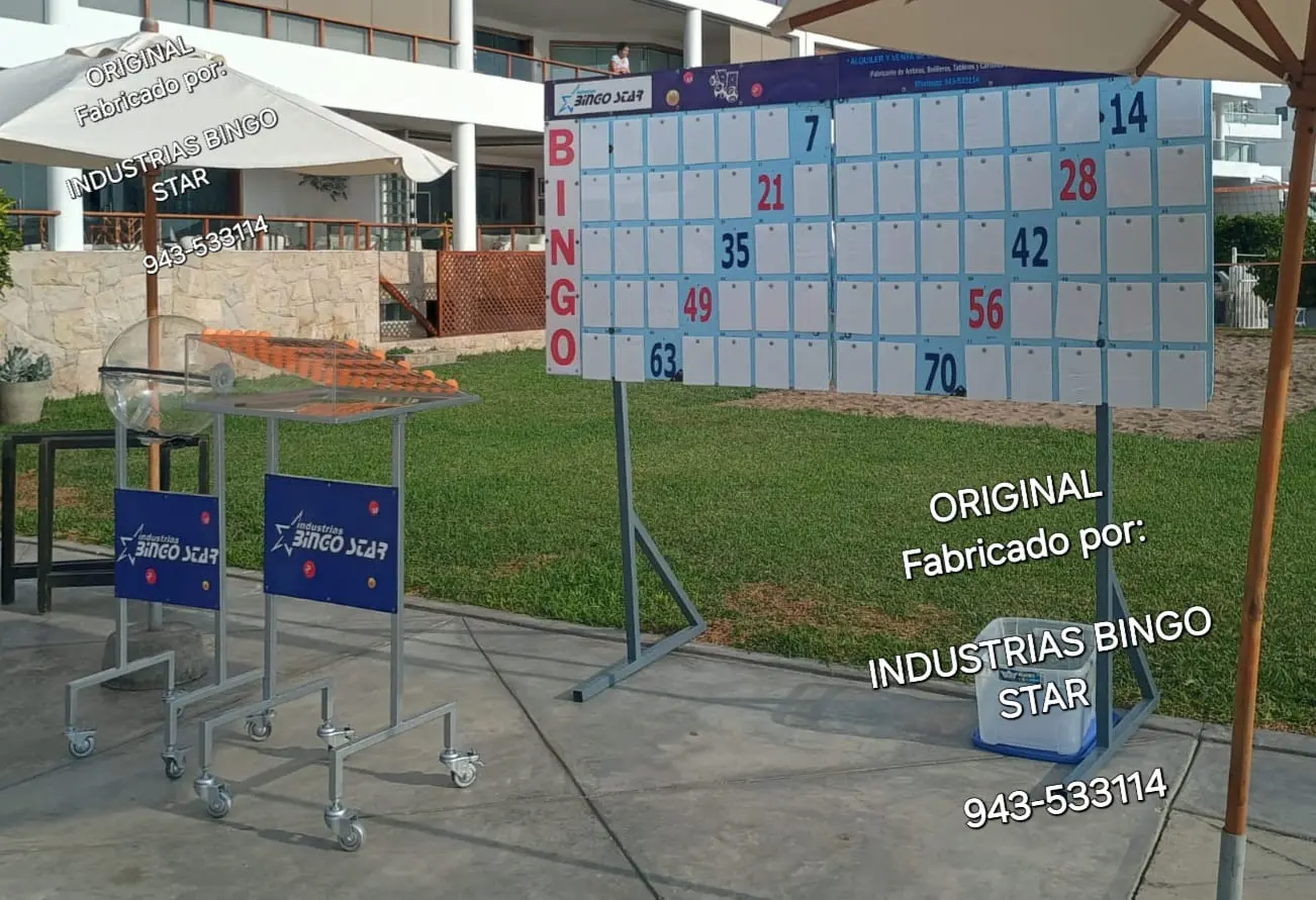 BINGO STAR - ALQUILER DE EQUIPOS DE BINGO PROFESIONALES - 