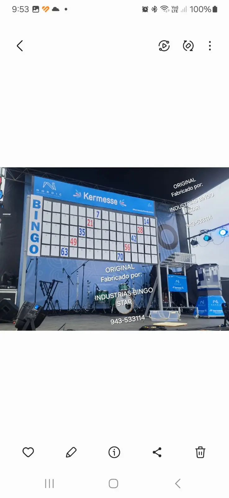 TARJETAS DE BINGO - INDUSTRIAS BINGO STAR