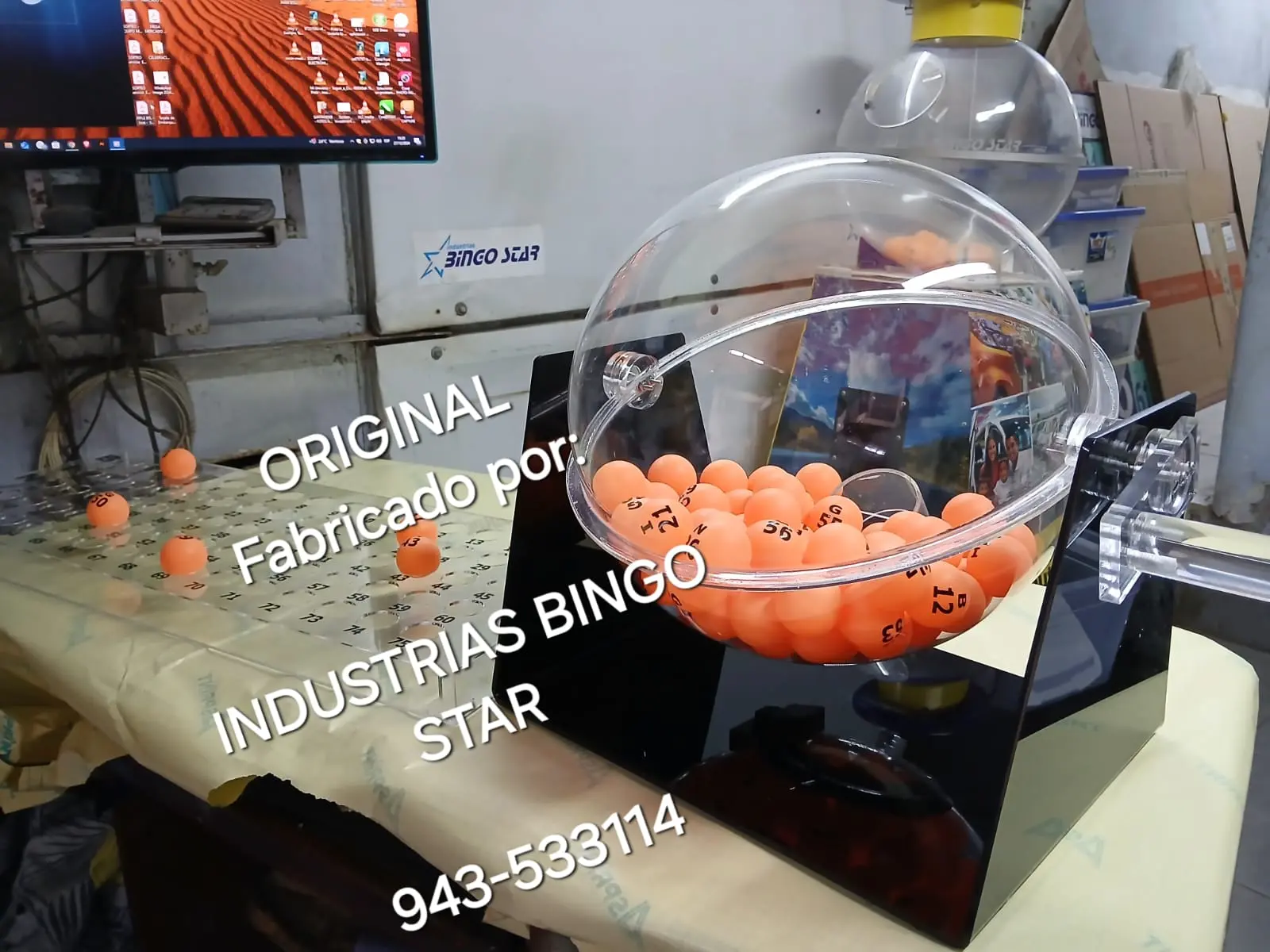 TARJETAS DE BINGO - INDUSTRIAS BINGO STAR