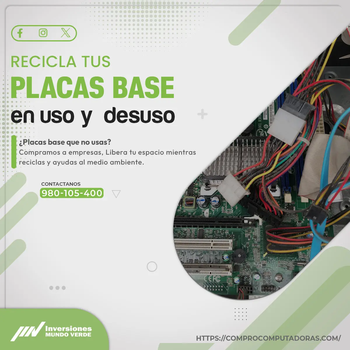COMPRAMOS PLACAS MAINBOARD 