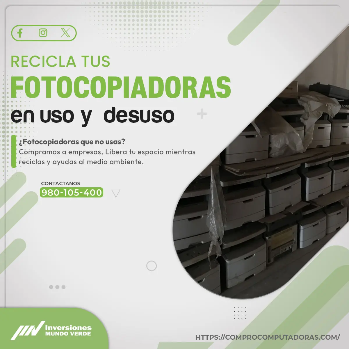 COMPRAMOS FOTOCOPIADORAS