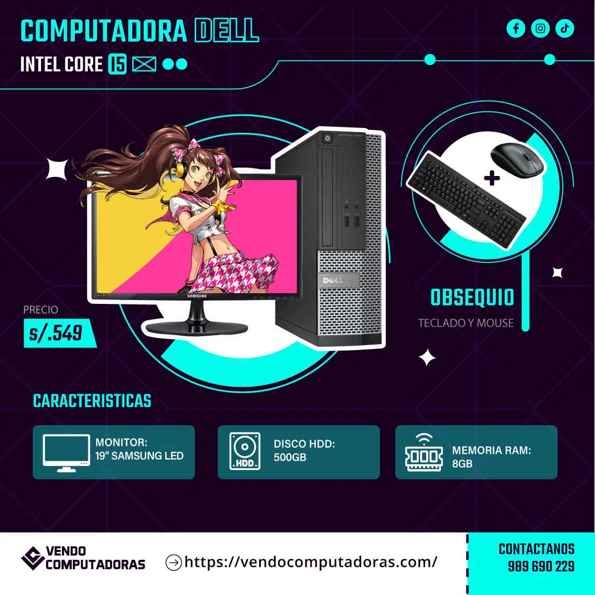 Computadora Todo en Uno Lista para Usar 