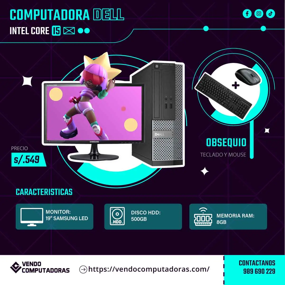 Computadora Todo en Uno Lista para Usar 