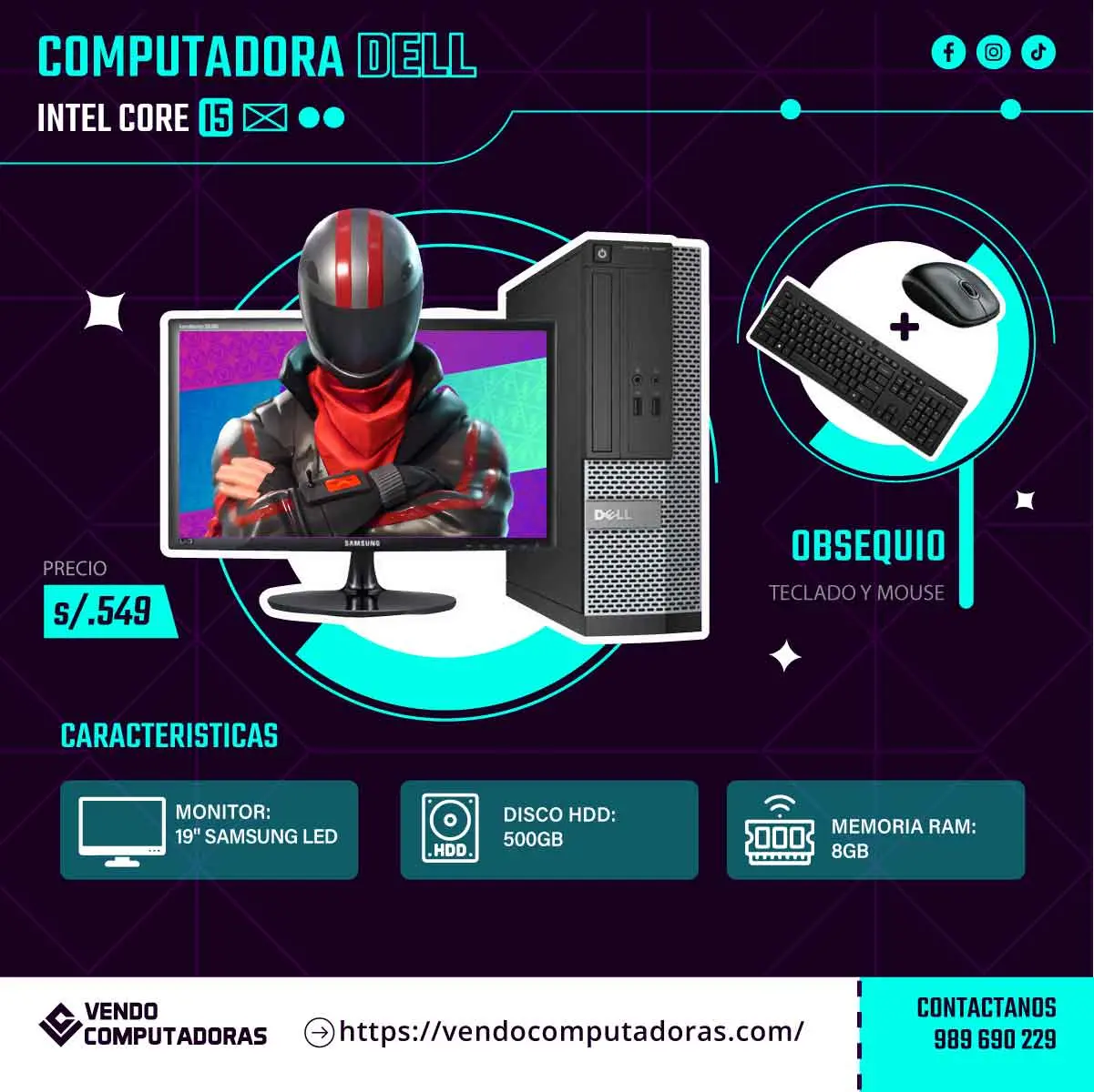 Computadora Todo en Uno Lista para Usar 