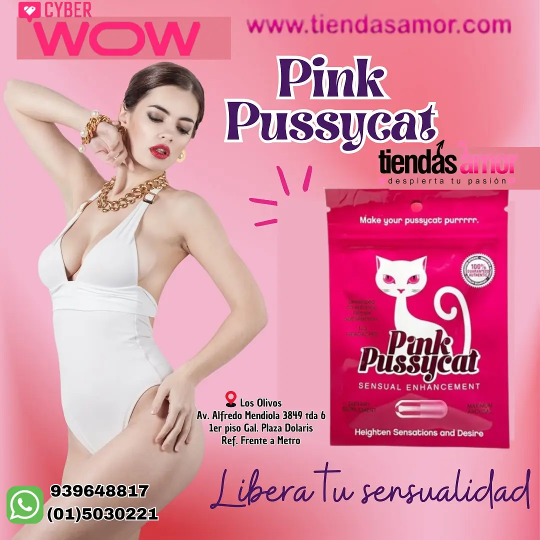 Pastilla excitante para la mujer PINK PUSSYCAT