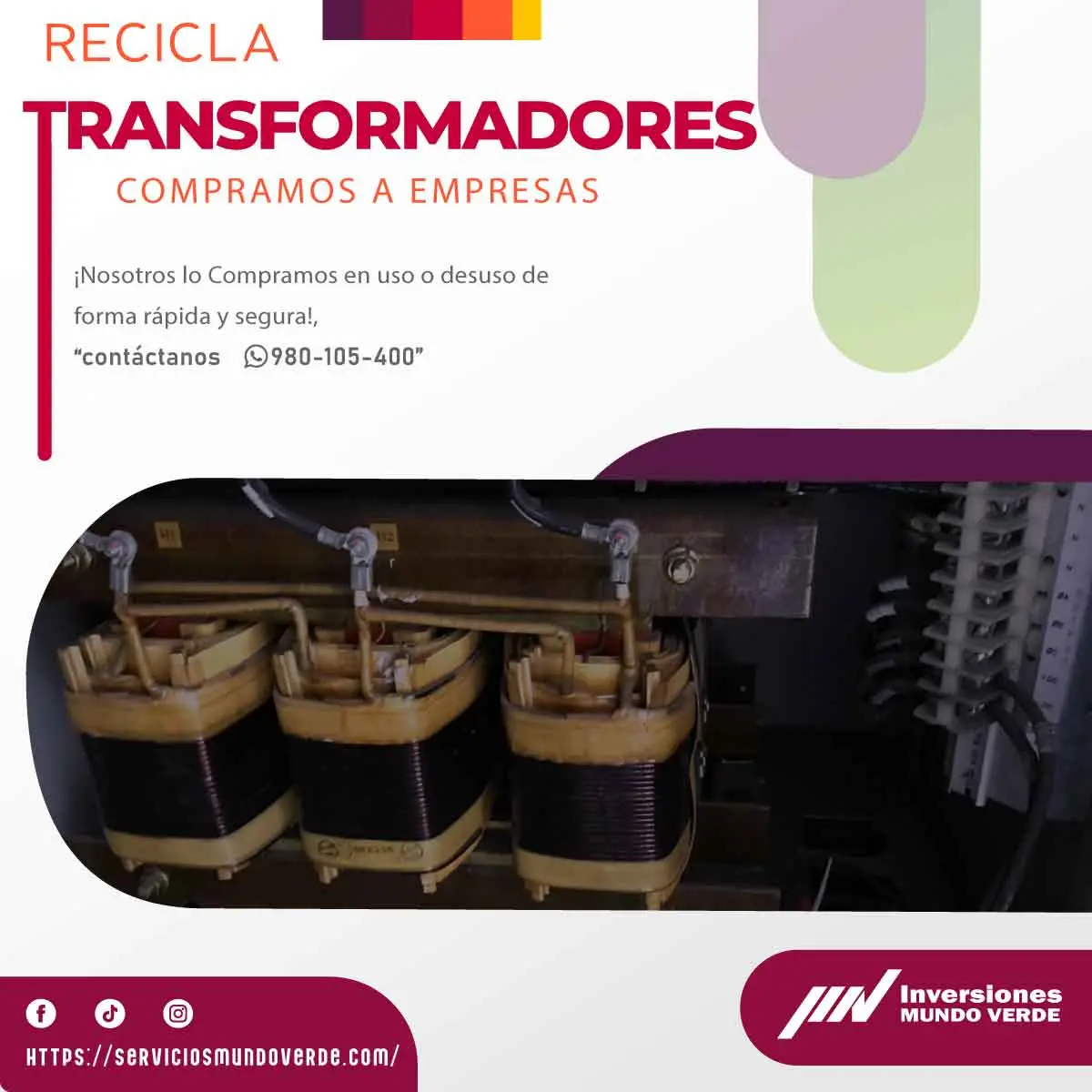 COMPRAMOS TRANSFORMADORES 