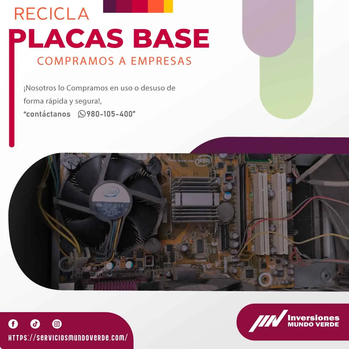 COMPRAMOS PLACAS MAINBOARD 