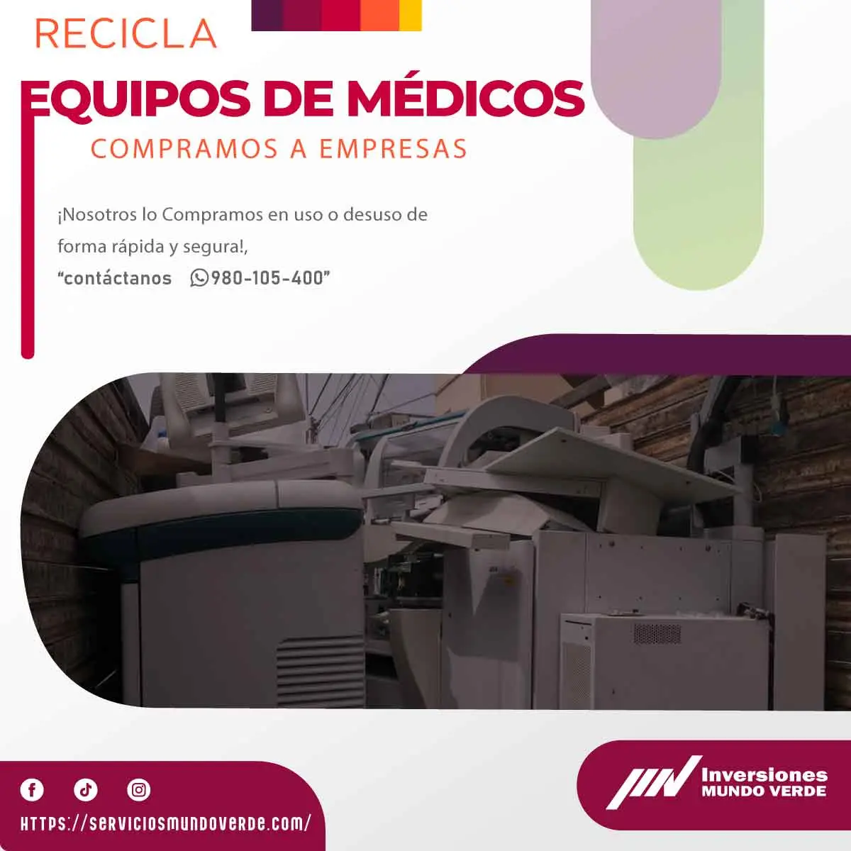 COMPRAMOS EQUIPOS MEDICOS 