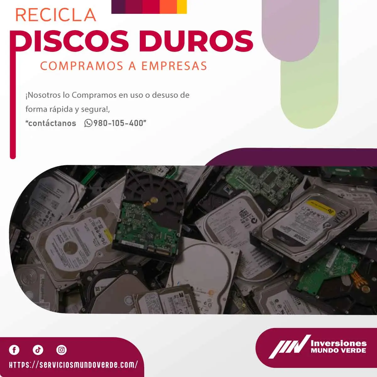 COMPRAMOS DISCOS DUROS
